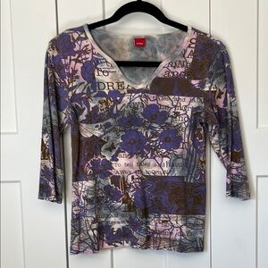 Multicolor Graphic Women's Top from Glima